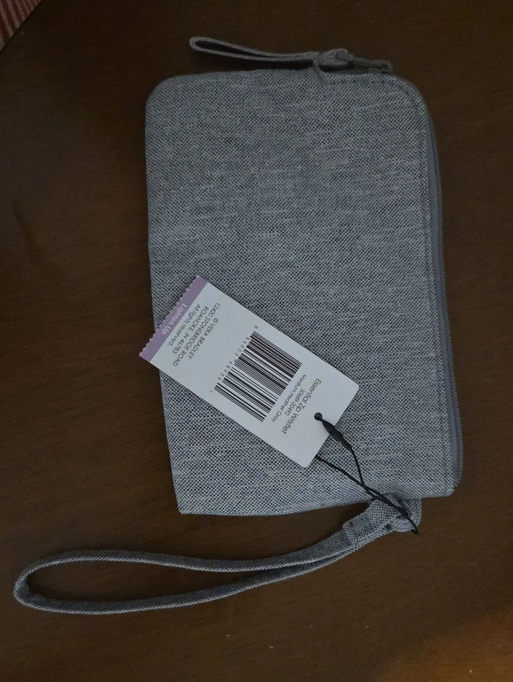 Vera Bradley Wristlet Organizer Wallet - Gray